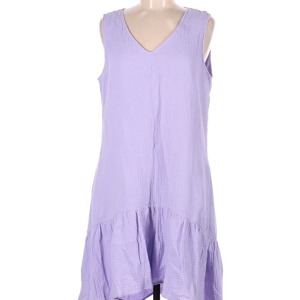 C&C California Women's Purple FIt & Flare Dress (S)